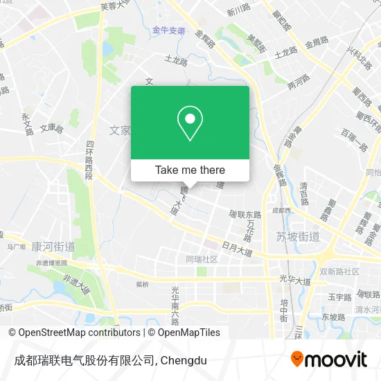 成都瑞联电气股份有限公司 map