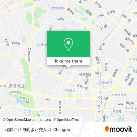 瑞联西路与同诚路交叉口 map
