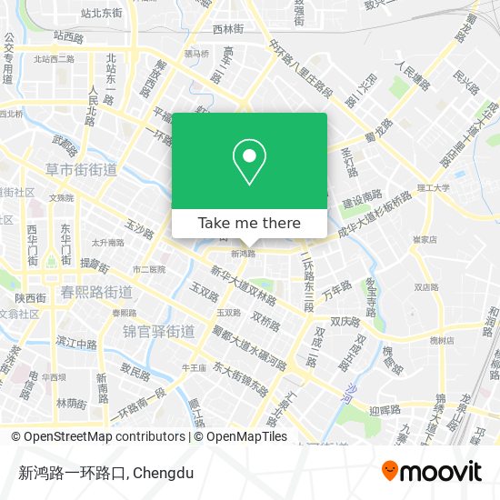新鸿路一环路口 map