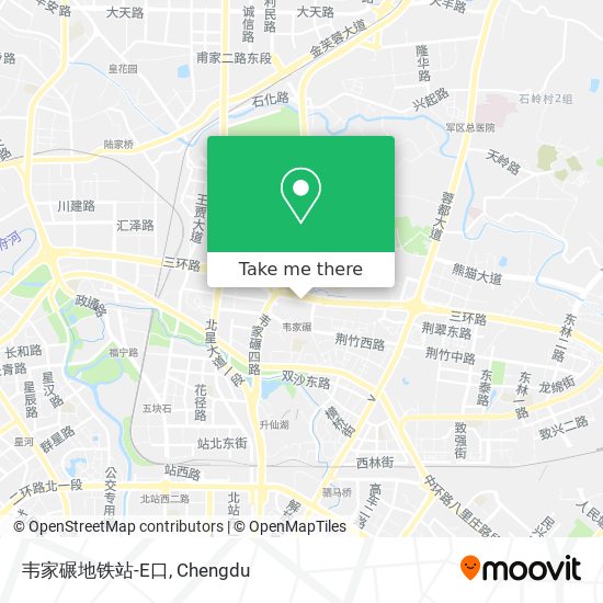 韦家碾地铁站-E口 map