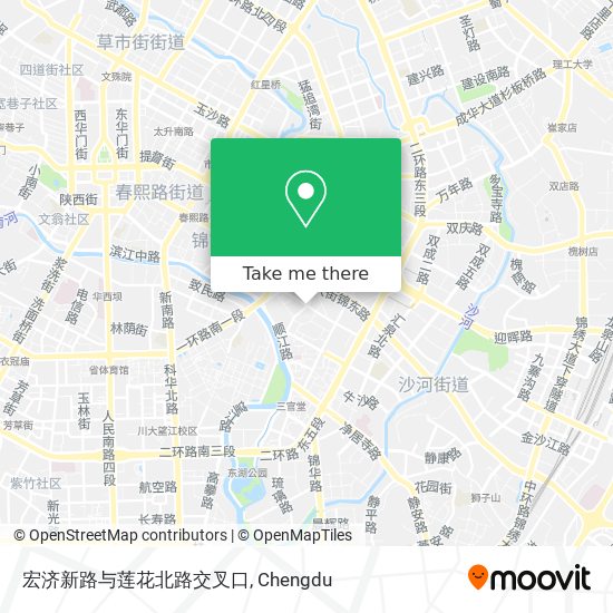 宏济新路与莲花北路交叉口 map