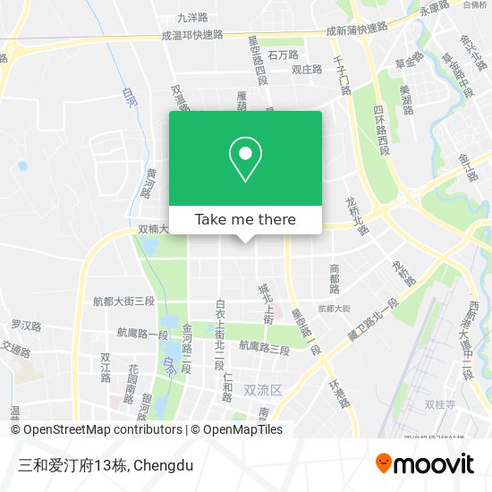 三和爱汀府13栋 map