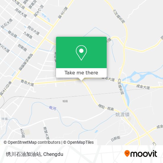 绣川石油加油站 map