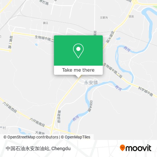 中国石油永安加油站 map