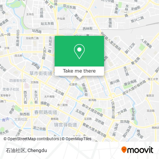 石油社区 map