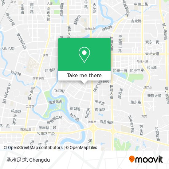 圣雅足道 map