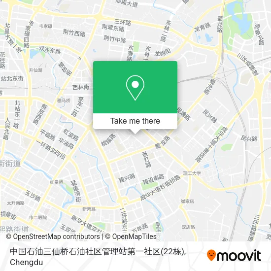 中国石油三仙桥石油社区管理站第一社区(22栋) map