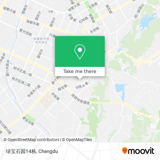 绿宝石园14栋 map