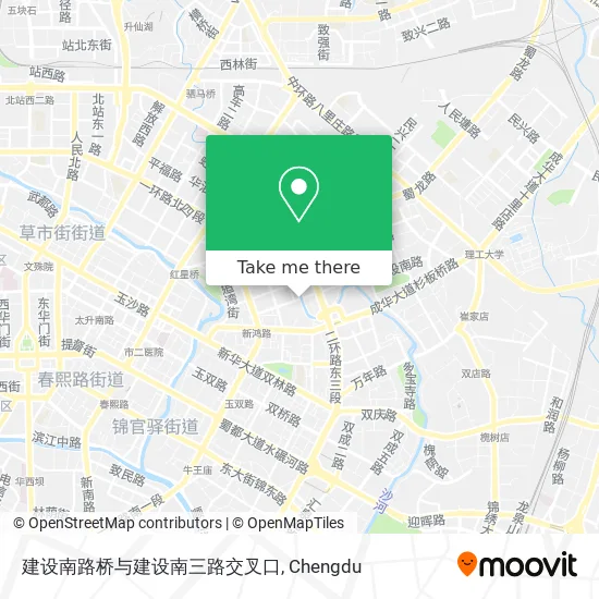 建设南路桥与建设南三路交叉口 map