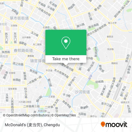 McDonald's (麦当劳) map