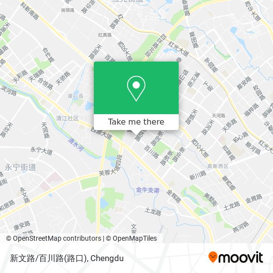 新文路/百川路(路口) map