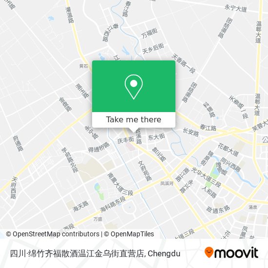 四川·绵竹齐福散酒温江金乌街直营店 map