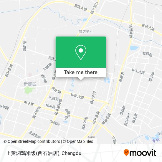 上黄焖鸡米饭(西石油店) map