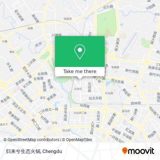 归来兮生态火锅 map