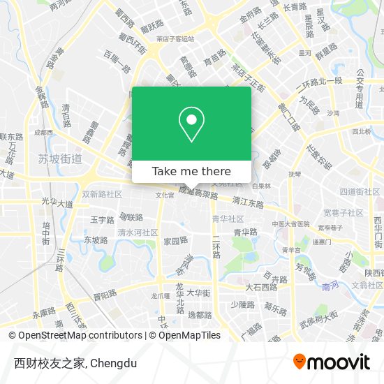 西财校友之家 map