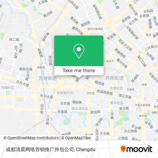 成都清晨网络营销推广外包公司 map