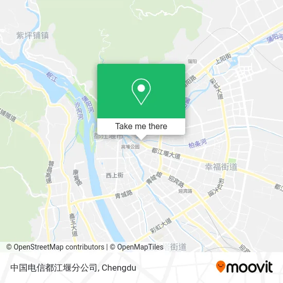 中国电信都江堰分公司 map
