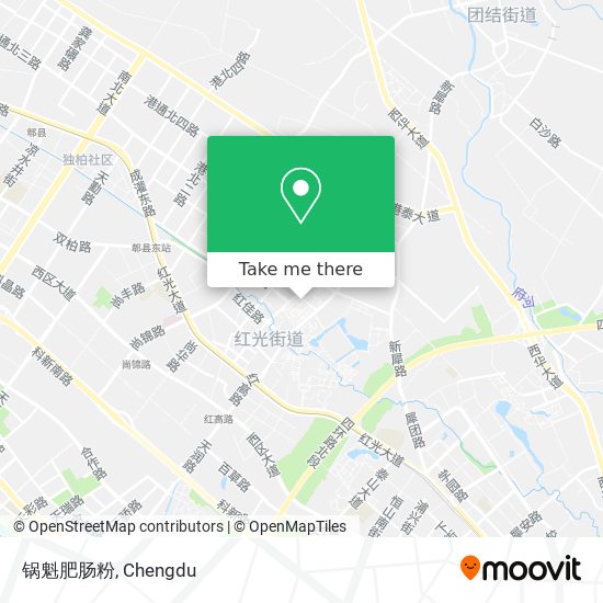 锅魁肥肠粉 map