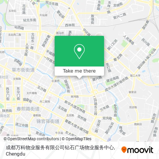 成都万科物业服务有限公司钻石广场物业服务中心 map