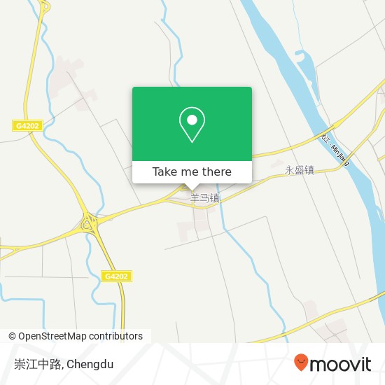 崇江中路 map