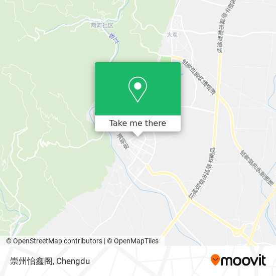 崇州怡鑫阁 map