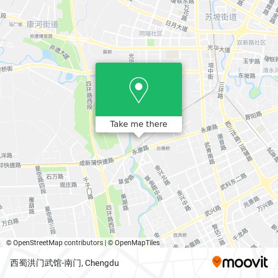 西蜀洪门武馆-南门 map