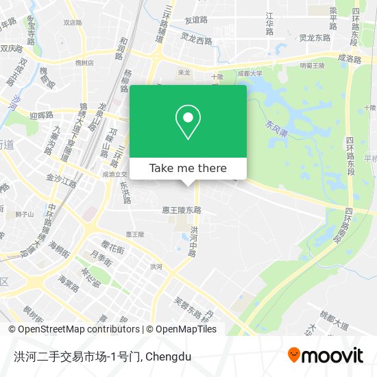 洪河二手交易市场-1号门 map