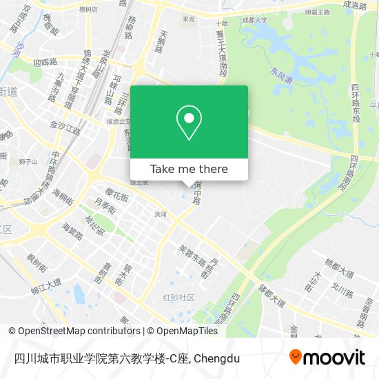 四川城市职业学院第六教学楼-C座 map