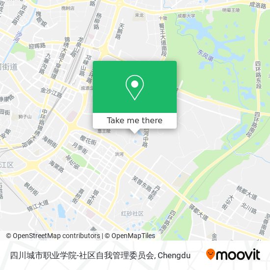 四川城市职业学院-社区自我管理委员会 map