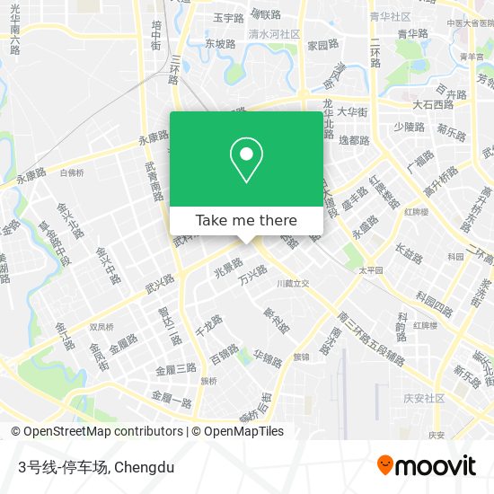 3号线-停车场 map