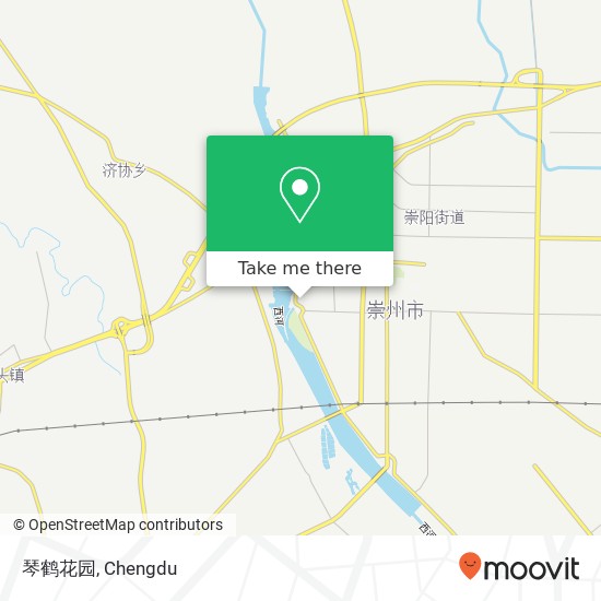 琴鹤花园 map
