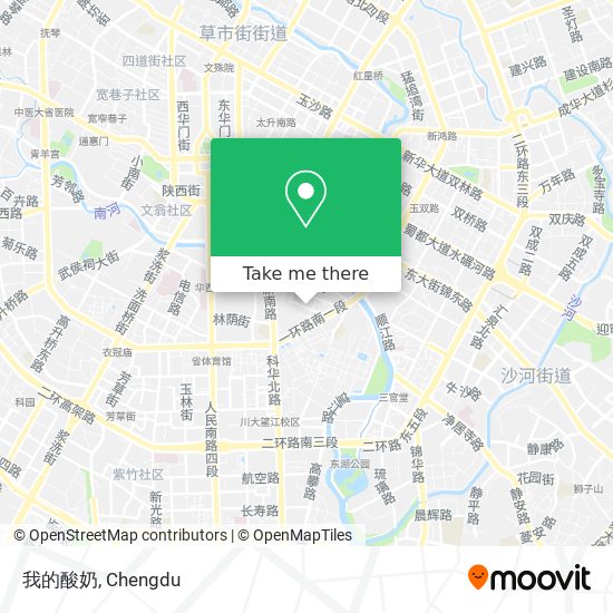 我的酸奶 map