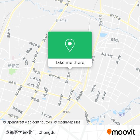 成都医学院-北门 map