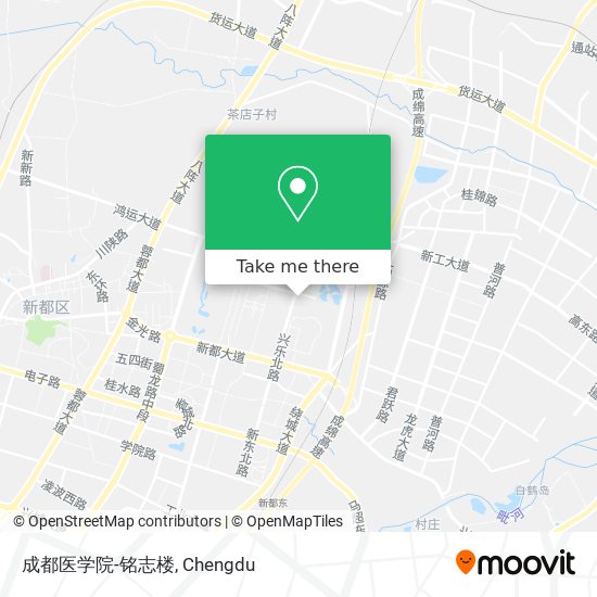 成都医学院-铭志楼 map