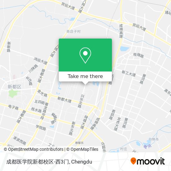成都医学院新都校区-西3门 map