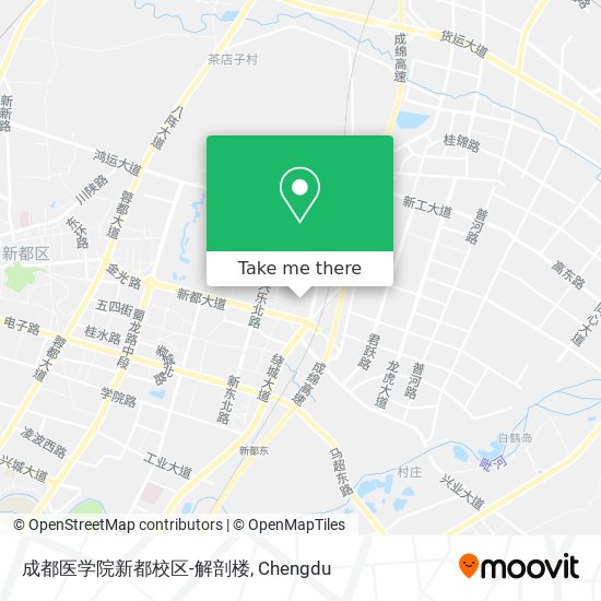 成都医学院新都校区-解剖楼 map