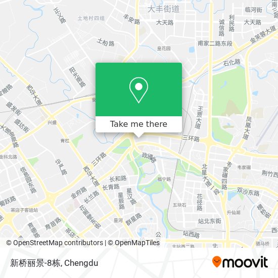 新桥丽景-8栋 map