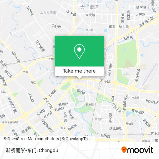 新桥丽景-东门 map