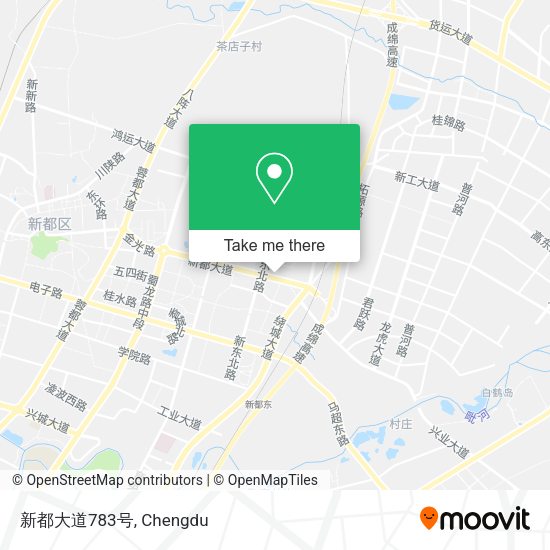 新都大道783号 map