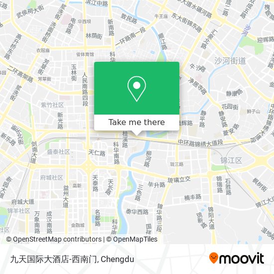 九天国际大酒店-西南门 map