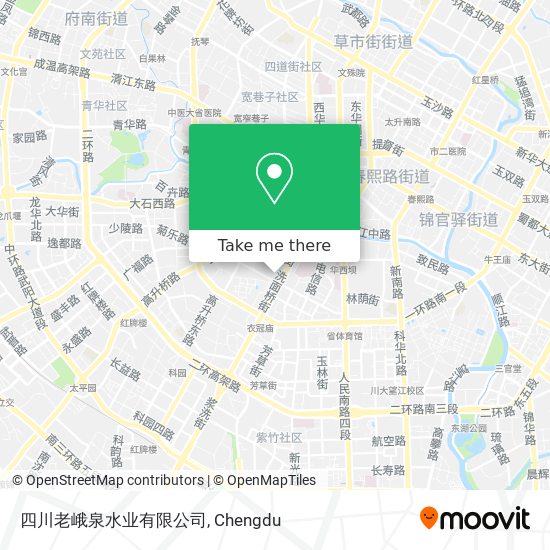 四川老峨泉水业有限公司 map
