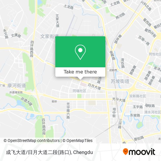 成飞大道/日月大道二段(路口) map