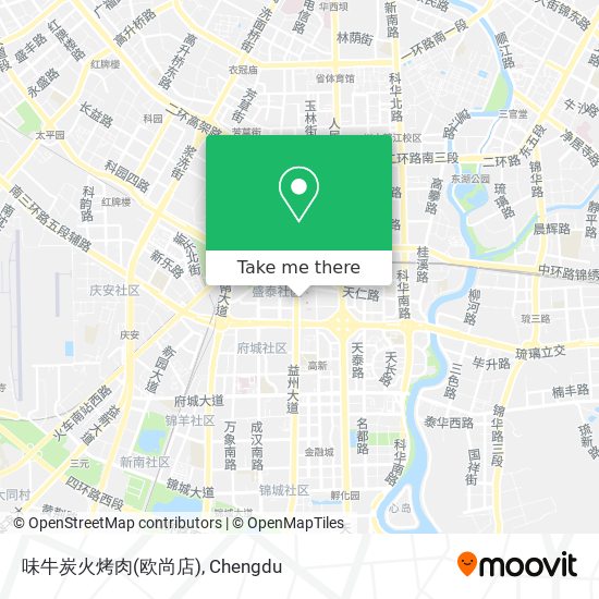 味牛炭火烤肉(欧尚店) map