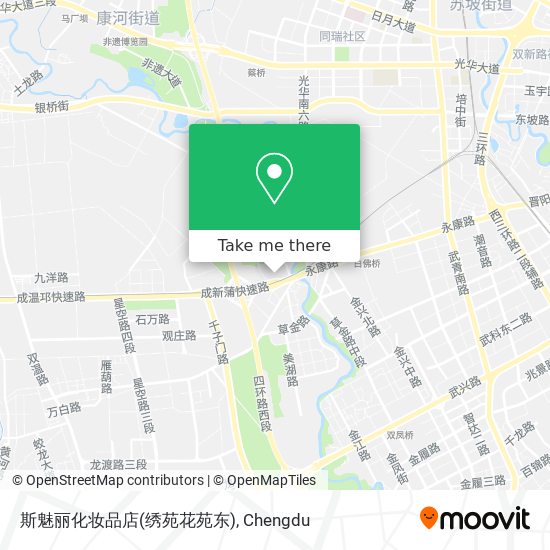 斯魅丽化妆品店(绣苑花苑东) map