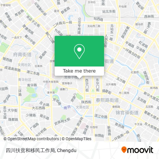 四川扶贫和移民工作局 map