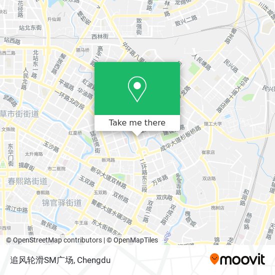追风轮滑SM广场 map
