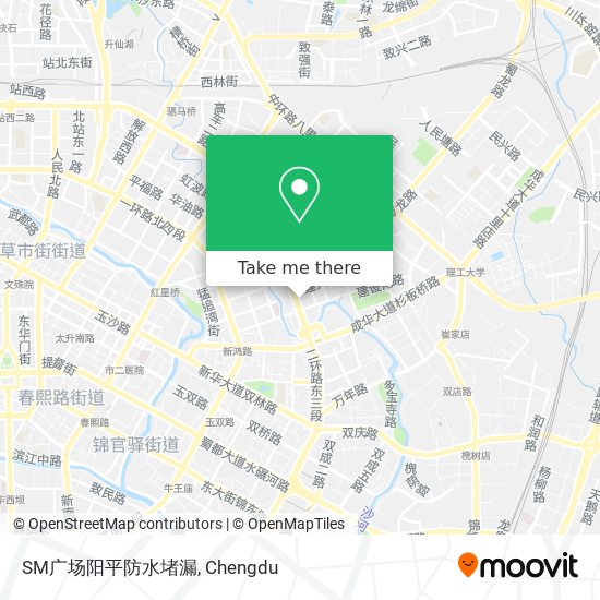SM广场阳平防水堵漏 map
