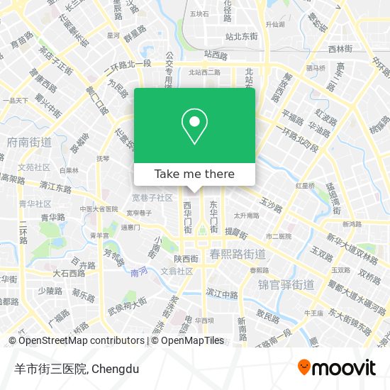 羊市街三医院 map