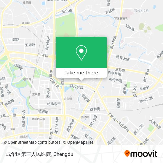 成华区第三人民医院 map