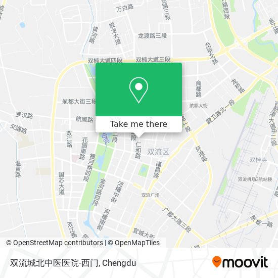 双流城北中医医院-西门 map